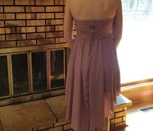 Blush Pink Homecoming Dress